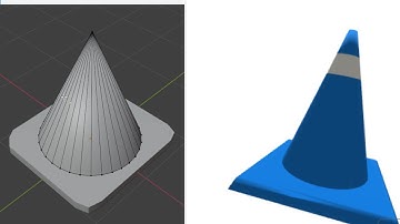 How to Make Roblox Blue Traffic Cone on Blender (How to Make Accessory in Roblox Tutorial)