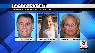Amber alert canceled for 4-year-old Florida boy