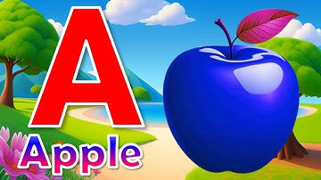 ABC Song for Kids 🎵 | Learn Alphabet A to Z with Fun Fruits & Vegetables | Educational Video 334