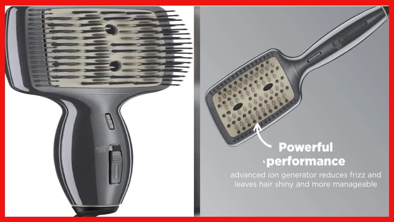 Great product -  Conair INFINITIPRO BY CONAIR Diamond-Infused Ceramic Smoothing Hot Brush, metallic