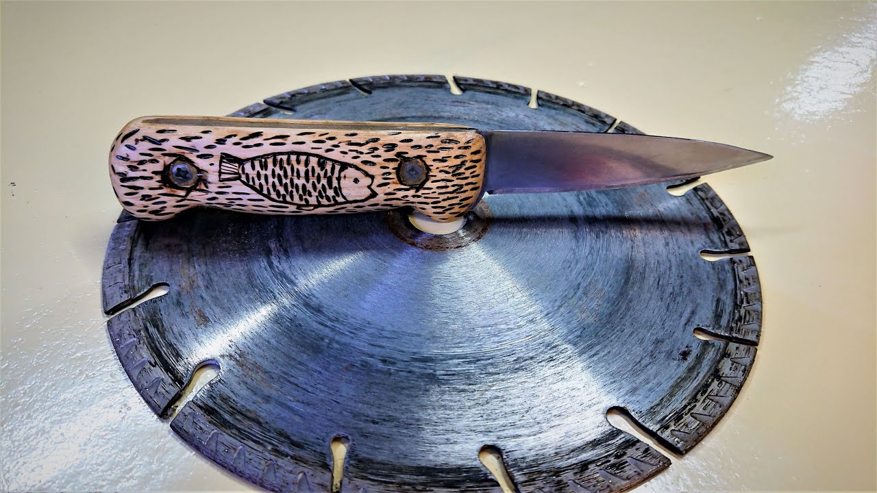 DIAMOND BLADE KNIFE\HOMEMADE KNIFE\DIY. YouTube