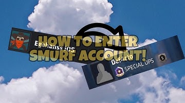 How To Enter Smurf Account On Critical Ops !