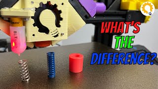 3D printing: Springs vs. Silicone Spacers