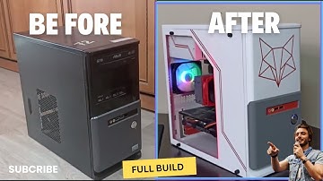 Remastered old PC case Custom Pc Build [Modding PC] PC main Asus Intel pentium