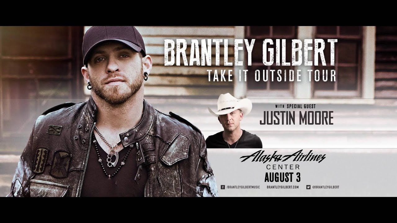 Brantley Gilbert w/Justin Moore - Alaska Airlines Center August 3, 2016