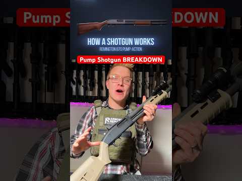 Pump Shotgun MECHANICAL Breakdown #civtac #gun #shotgun