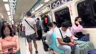 新北捷運C341往頂埔列車BL07板橋到BL06府中