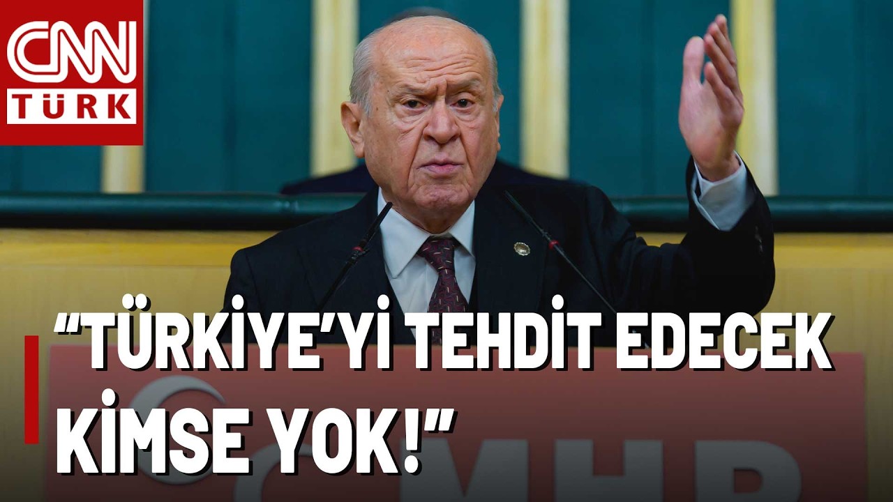 Bahçeli'den Net Mesaj: Türkiye'yi Tehdit Edecek Kimse Yok, Vatanımıza Sahip Çıkarız!
