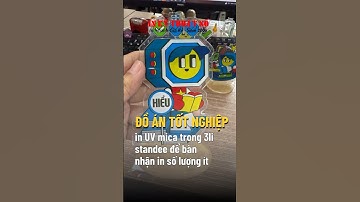 Standee mica trong 3li, in mô hình đồ án tốt nghiệp - In Kỹ Thuật Số Since 2006