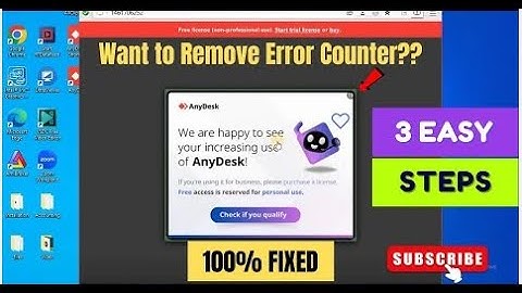 Remove AnyDesk Countdown | AnyDesk License Warning Fixed AnyDesk License For FREE LATEST UPDATE 2024