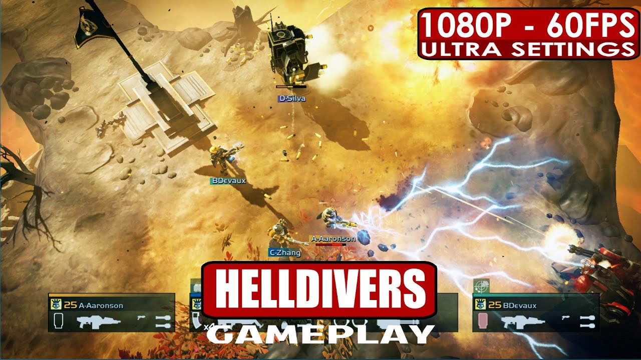 HELLDIVERS gameplay PC HD [1080p/60fps] - YouTube