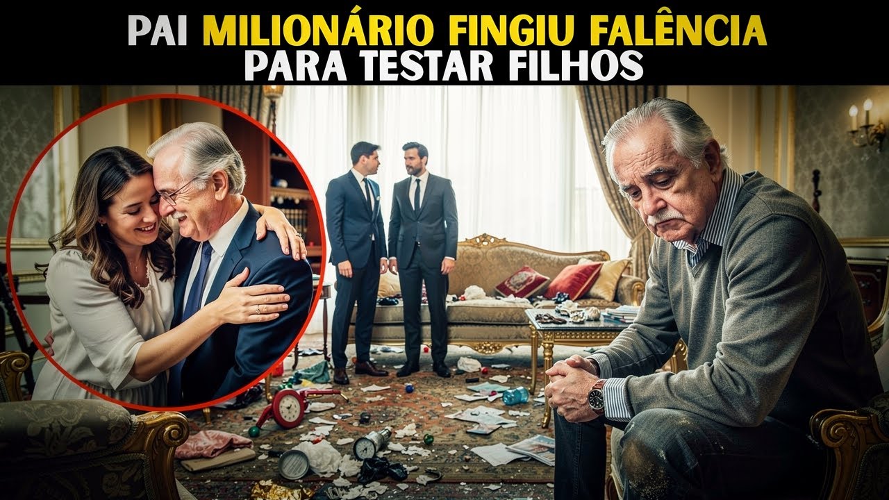 Pai Milionário Fingiu Falência Para Testar Os Filhos, E Só a Filha Pobre Ficou Ao Seu Lado.