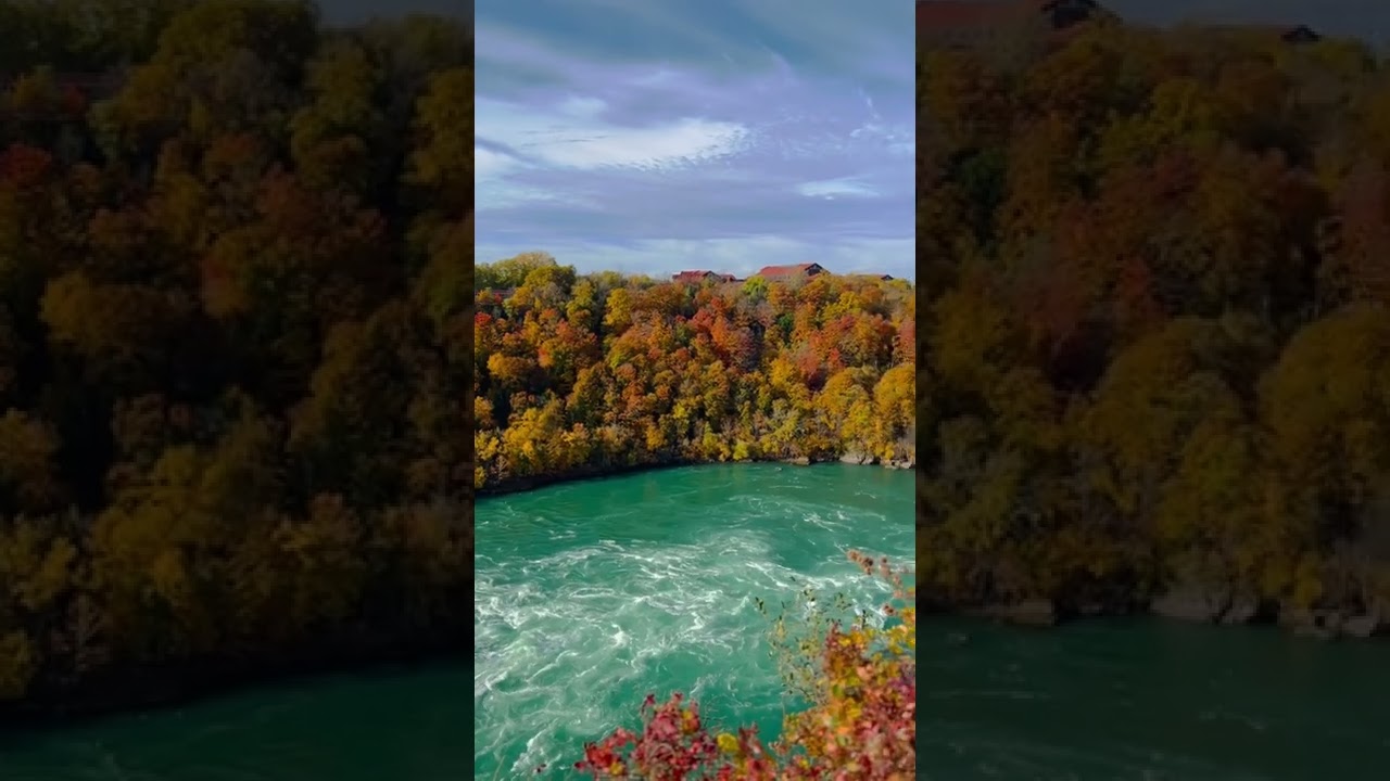 Niagara Gorge Hiking Trail. Amazing Fall color.