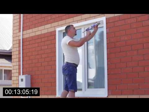 Монтаж наружных откосов на пластиковые окна своими руками видео