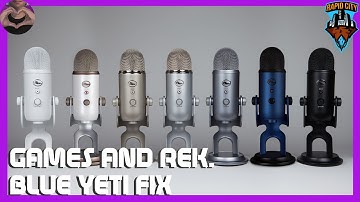 Blue Yeti Fix Cutting in/out and deeper voice