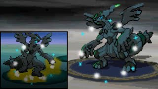 LIVE Shiny Zekrom after 5961 SRs in Pokémon Black 2! 