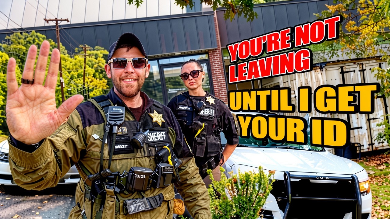 “YOU’RE DETAINED!” — Deputy Demands ID After Auditor Leaves Private Property!