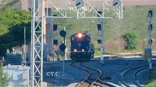 FEC Trains 2017: 202, 912, & 262 @ Port of Palm Beach & WPB yard