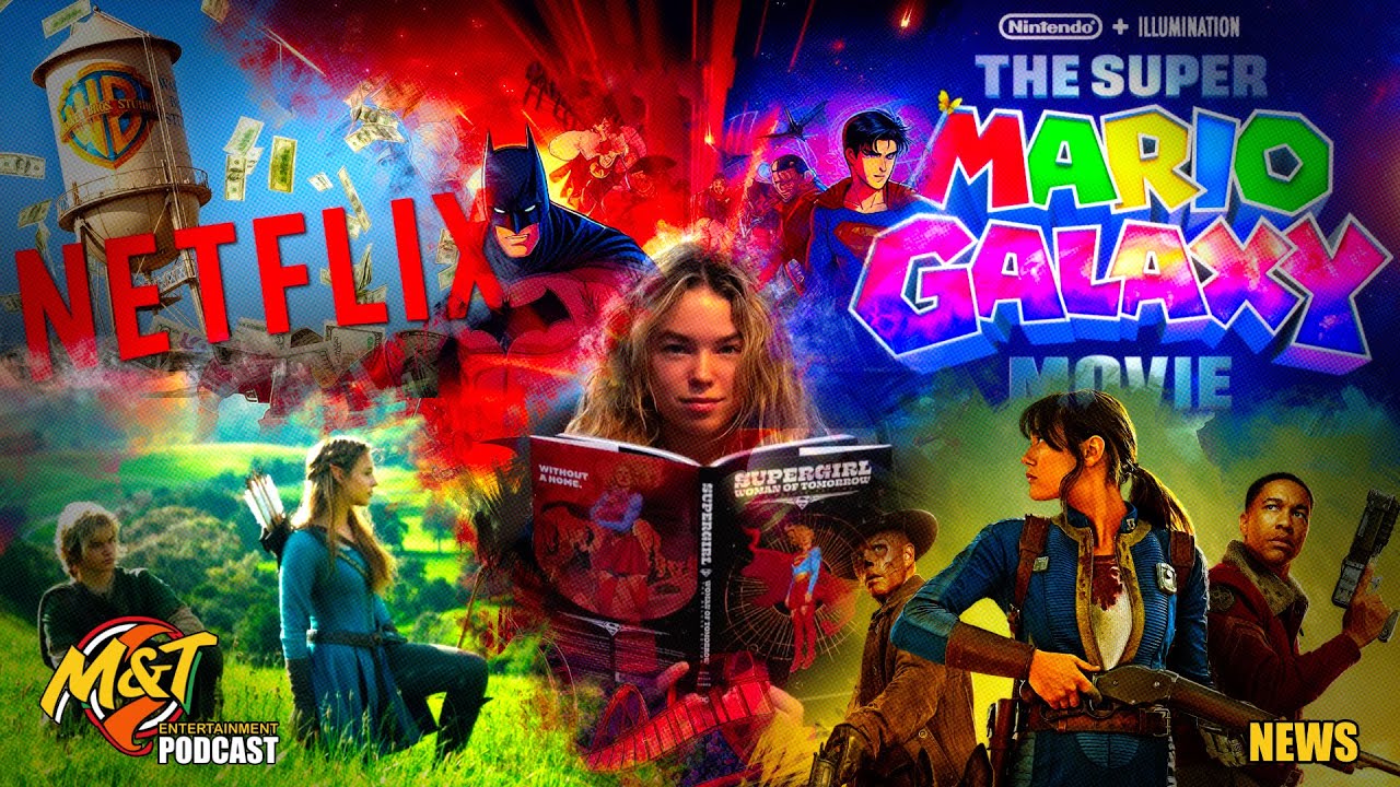 Supergirl Teaser Drops, Netflix-WB Merger Chaos, Mario Galaxy & Zelda Movies + Fallout S2