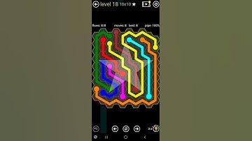 How To Solve Flow Free Hexes 10x10 Mania Level 18 Board Walk Through Solution Walkthrough