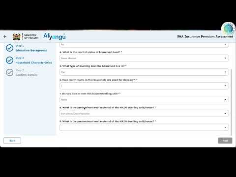 SHA Payments: How to fill in the Means Testing to know how much you should contribute