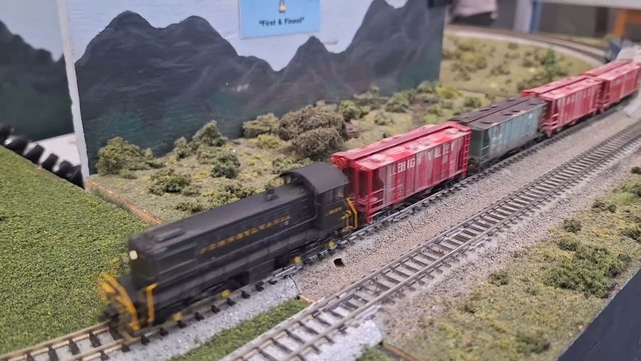 NJS T Trak At: Haddon Heights Library, December 2025 (N Scale)