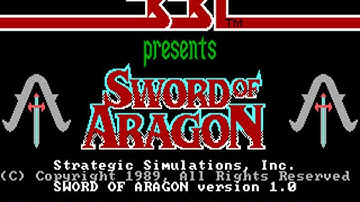 Sword of Aragon gameplay (PC Game, 1989)