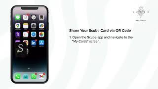 Share the Profile using the QR code in Scube App | SCUBE