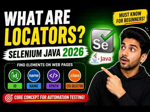 49. What are Locators? (Selenium Java 2026)