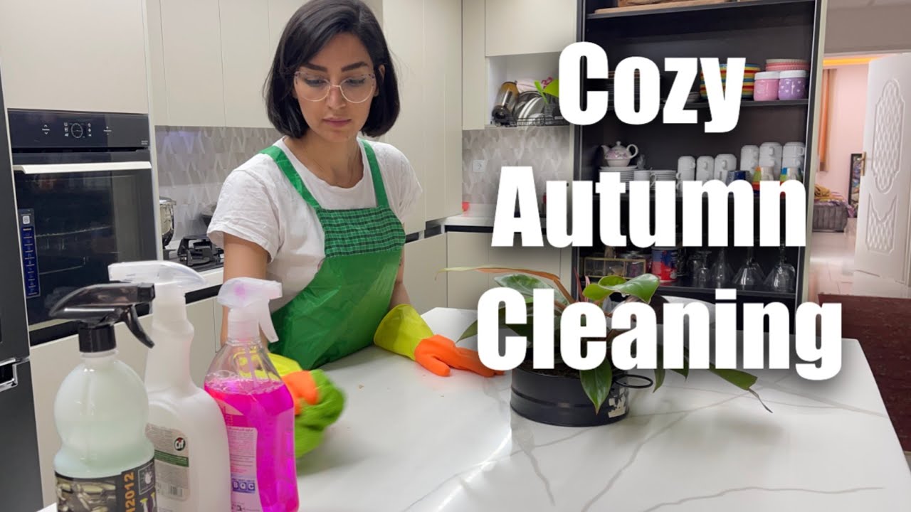 Slow Living & Cleaning My Cozy Home | Peaceful Autumn Morning Vlog