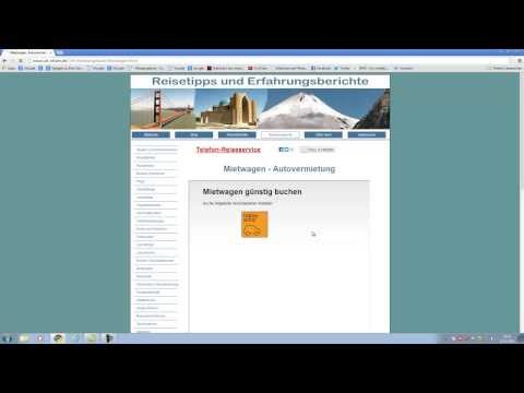 Video: So Buchen Sie Einen Mietwagen