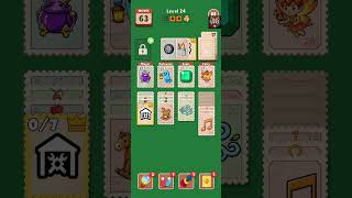 Stamp Solitaire Level 24 Solution | Stamp Solitaire : Card Matching Level 24