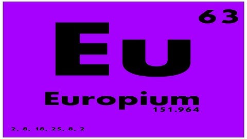 STUDY GUIDE: 63 Europium | Periodic Table of Elements