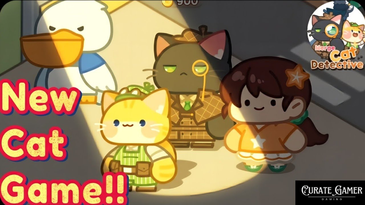 Merge Cat Detective: Solving the Mystery of the Lost Paws! Mobile Gameplay 