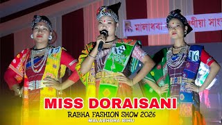 Miss Doraisani Rabha Fashion Show 2026 At Maladhora Bihu Live Show