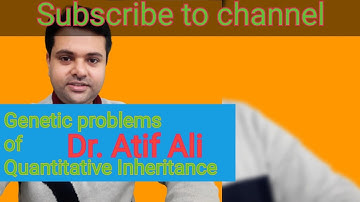 Quantitative Genetics Problems  | Genetics Numerical Problems | Part 4 #universityofagriculture