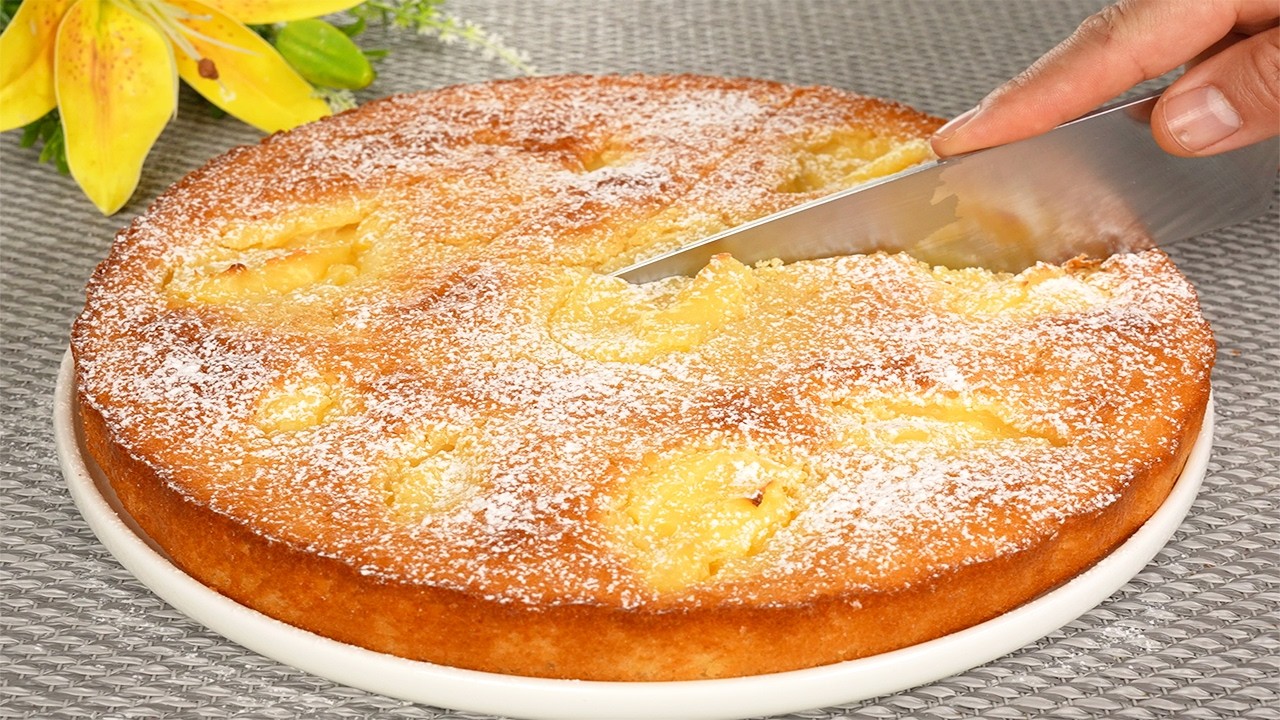 Знаменитый итальянский лимонный пирог, который тает во рту! Просто и вкусно