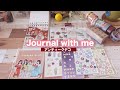 【秋コラージュ】100均・東急ハンズ・自作シールでオトナ可愛いデコ｜junkjournal｜作業音asmr