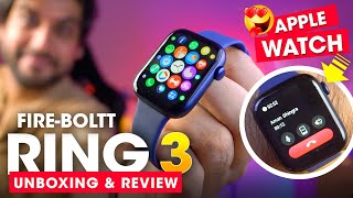 Fire-Boltt RING 3 Unboxing & Review⚡️ Bluetooth Calling Smartwatch - Best Smartwatch 2022 Under 5000