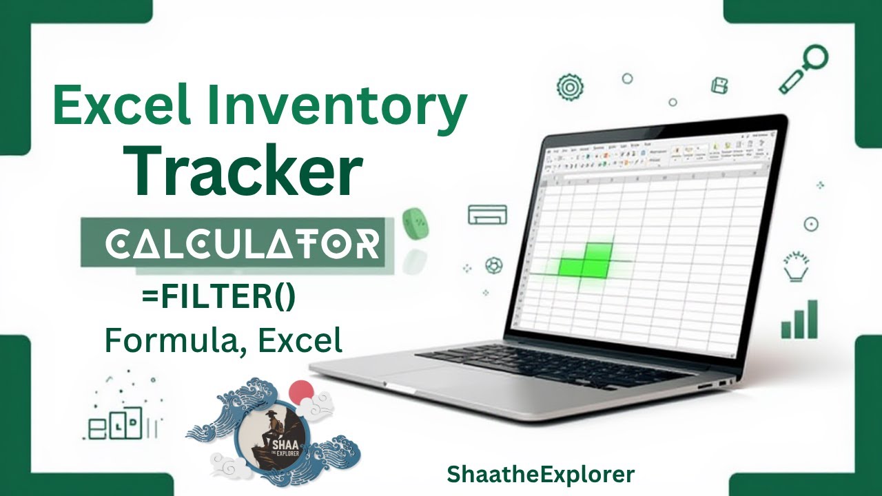How to Create Excel Inventory Tracker Using FILTER | Inventory Tracker ...
