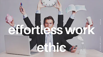 Superhuman Work Ethic 𝘢̲𝘧̲𝘧̲𝘪̲𝘳̲𝘮̲𝘢̲𝘵̲𝘪̲𝘰̲𝘯̲𝘴̲ - 𝘞𝘰𝘳𝘬 𝘪𝘴 𝘌𝘧𝘧𝘰𝘳𝘵𝘭𝘦𝘴𝘴
