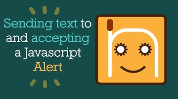 Sending text and accepting javascript alert | #nRoBo #testautomationframework