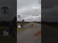 'BIG BOY!': State trooper blocks traffic and coaxes a loose dog to safety #foxnews #fox #shorts