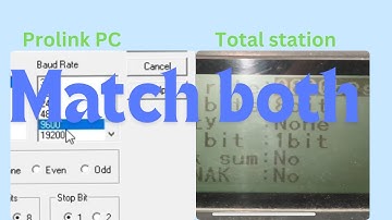 Data transfer SOKIA Total Station through cable detail setup = #Sokia_link or #pro-link software