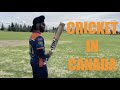 Playing first cricket match in canada broke my bat 
