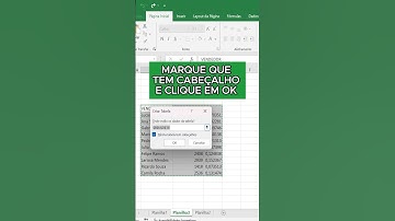 Formate sua tabela no Excel em apenas 5 segundos #music #phonkmusic #excel #exceltips