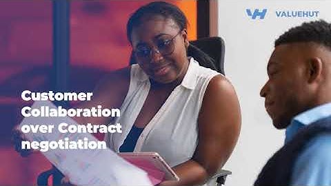 Customer Collaboration over Contract Negotiation