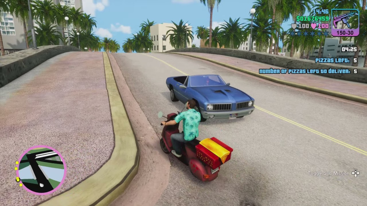 Grand Theft Auto Vice City The Definitive Edition Pie Guy YouTube