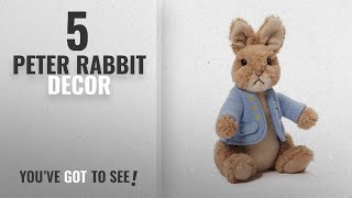 Top 10 Peter Rabbit Decor [2018]: Gund Classic Beatrix Potter Peter Rabbit Stuffed Animal, 9 inches