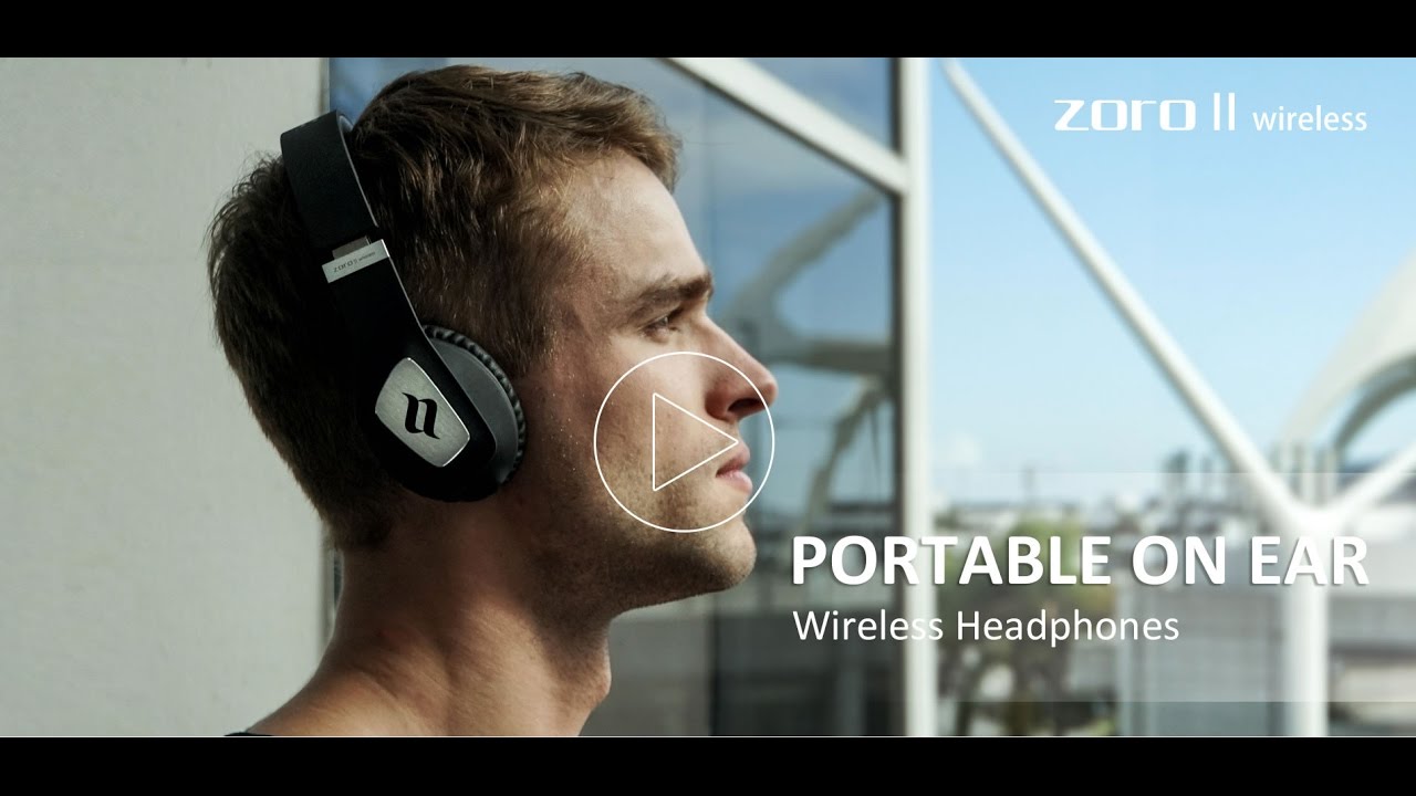 Noontec ZORO II Wireless On Ear Headphones Volcanic Rock